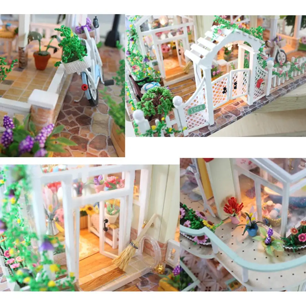 Роскошный 3-слойный Кукольный дом сделай сам на День святого Валентина со