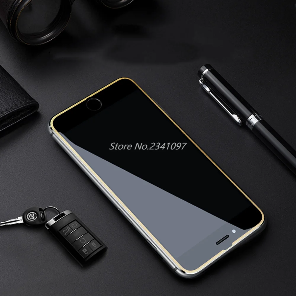 

3D Full Coverage Metal edge Glass For Apple iPhone X XS XR XS MAX Protection Screen Protector For iphone 8 7 6 6S Plus