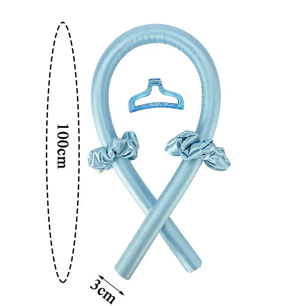 

Heatless Curling Staaf Hoofdband Lui Curler Set Foam Plastic Cloth Haar Zacht En Glanzend Rollers Styling tools 3x100cm
