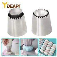 ydeapi diy nozzle stainless steel dessert cake decorating tips kitchen accessories cookie bis icing piping cream pastry bag