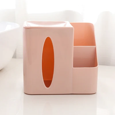 Pink Пластиковая, для салфеток настольная коробка для хранения Домашний Органайзер инструменты для украшения простой тканевый чехол бумажный контейнер для полотенец - Цвет: Pink