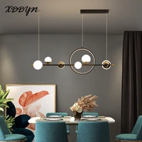 simple and modern dimmable pendant light led black and gold pendant lamp dining room living room kitchen study bar office