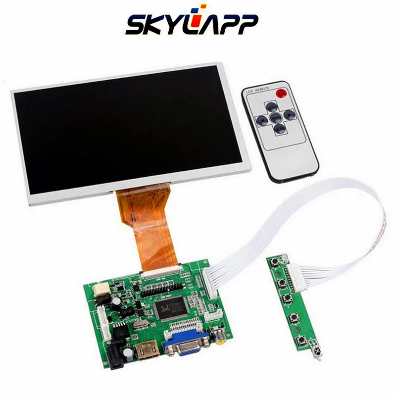 Новый ЖК экран Raspberry Pi 9 дюймов TFT монитор AT090TN12 дисплей с HDMI VGA входом плата