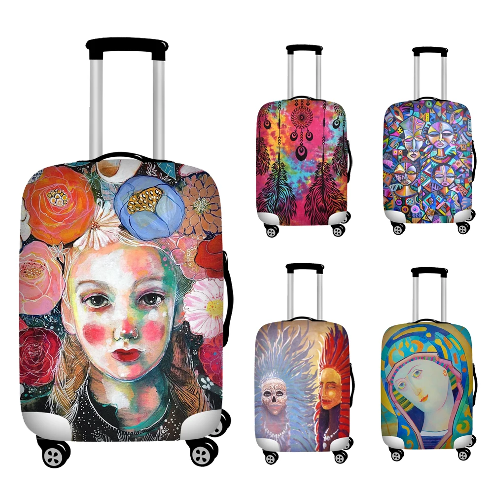 

Масляная живопись пылезащитный чехол для багажа водонепроницаемый чехол для дорожного костюма Защитные чехлы для багажника чехол для 18-32 д...