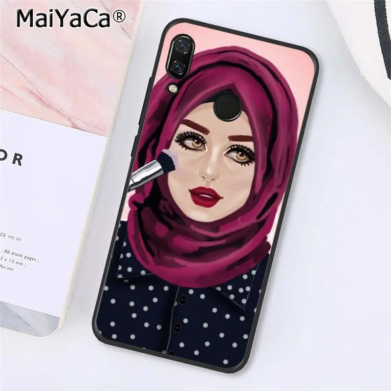 MaiYaCa в хиджабе лицо мусульманской девушки глаза чехол для телефона Xiaomi Redmi8 4X 6A 9 8A