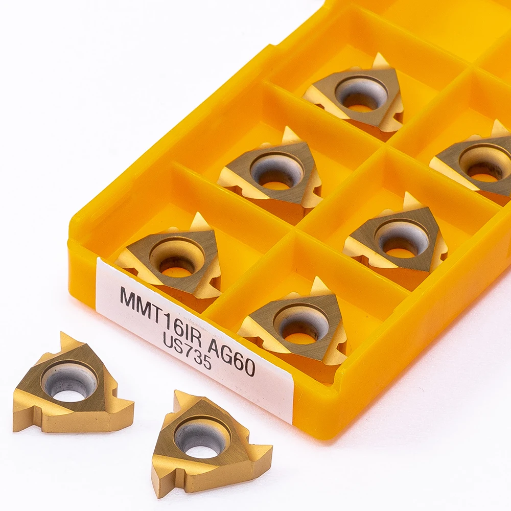 Фреза токарная MMT16IR AG60 VP15TF UE6020 US735 твердосплавный инструмент для резки алюминия -