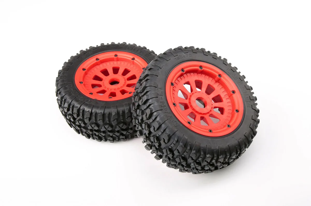 Высокопрочные нейлоновые ступицы колеса с шиной в сборе для 1/5 Losi 5ive-T Rovan LT King Motor X2
