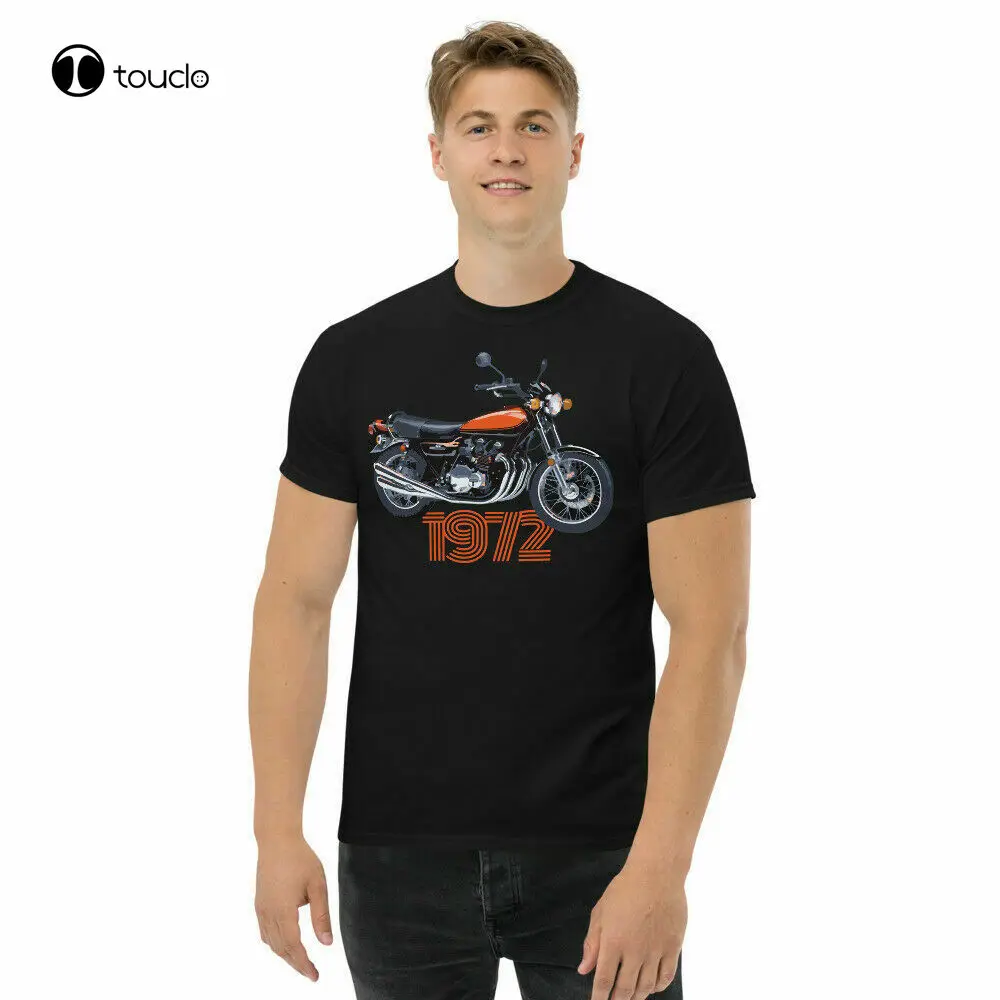 

New Retro 1972 Motorcycle T Shirt , Printed Tee Shirt S-5Xl