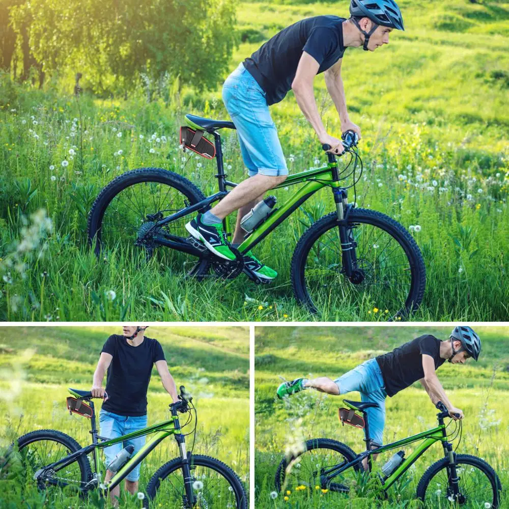 WEST BIKING MTB Road Bike Saddle Bag Waterproof Bicycle Tools Pannier Reflective Rear Seatpost Bag Basket Cycling Accessories