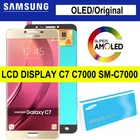 Супер AMOLED LCD для Samsung Galaxy C7 C7000 SM-C7000 ЖК-дисплей сенсорный экран дигитайзер сборка Замена Для C7 LCD