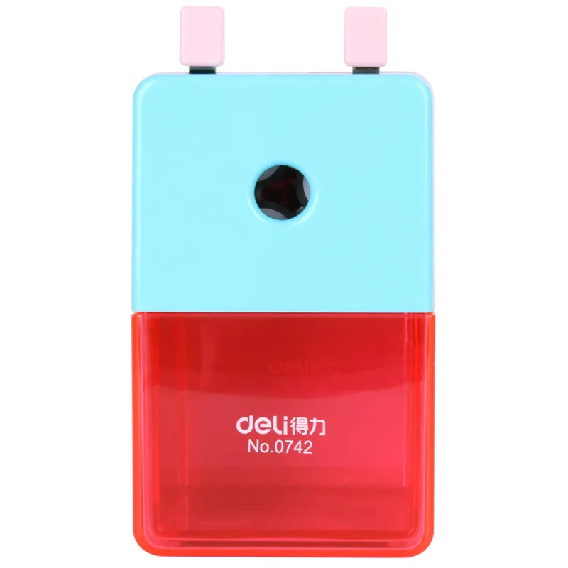 Точилка для карандашей DL 0742 ручная точилка канцелярские принадлежности обучения