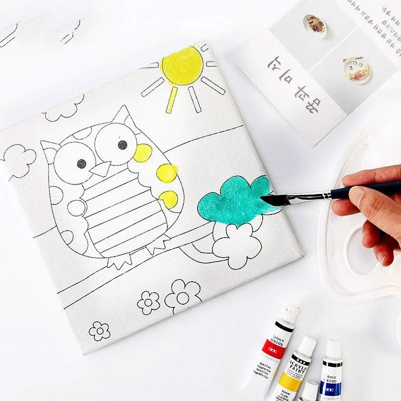 12 цветов мл набор профессиональных акриловых красок ручная роспись настенная