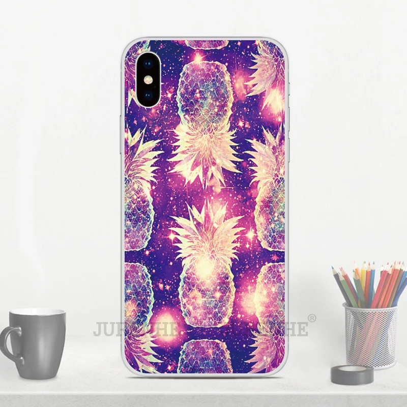 Принт резиновый мягкий из ТПУ Fundas ананасы фрукты чехол для телефона Oneplus One / 6 plus 7