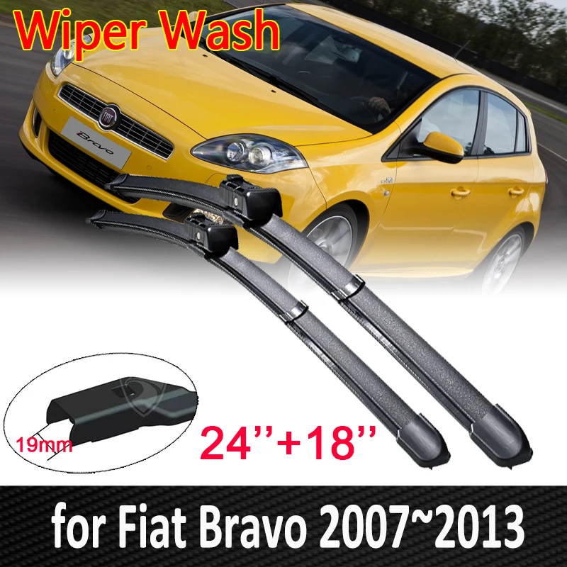 

Car Wiper Blades for Fiat Bravo 2007~2013 Front Window Windshield Windscreen Car Accessories 2008 2009 2010 2011 2012