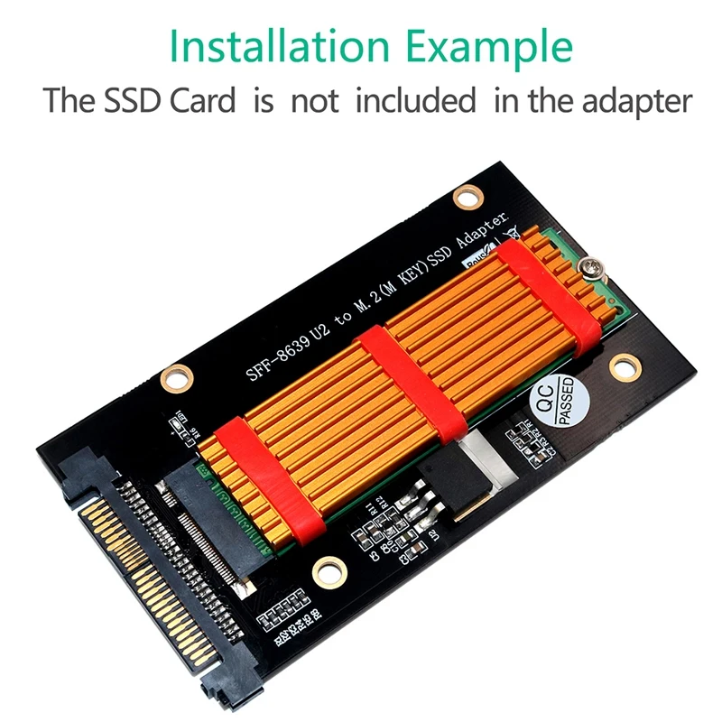 Обновленная версия M.2 NGFF NVME ключ M SSD для SFF 8639 U.2 адаптер с поддержкой радиатора