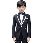 3 шт., детский костюм для смокинга, жилет и брюки