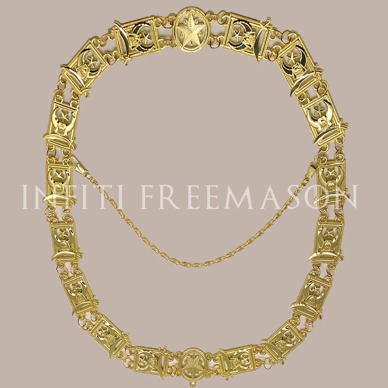 Металлическая цепочка для воротника YL Gold мастер-воротник с логотипом