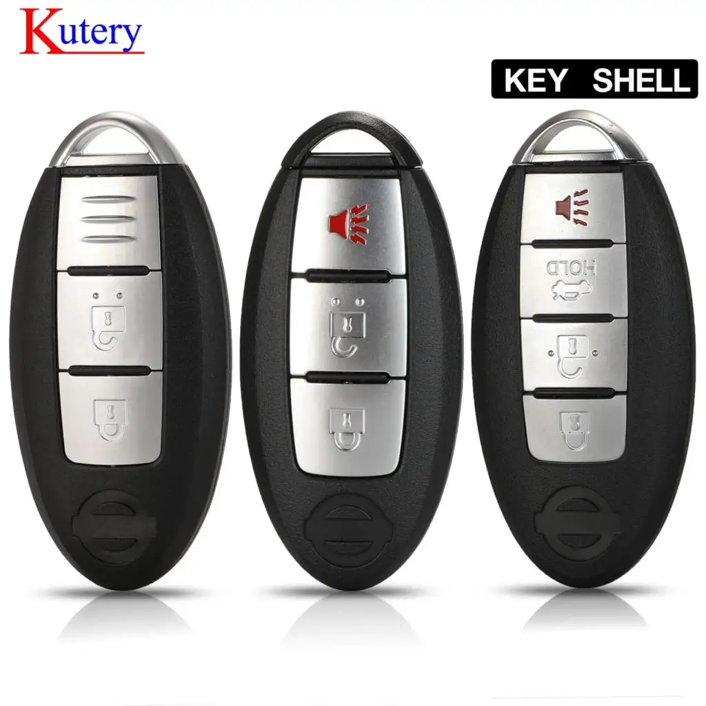 Kutery Smart CardRemote чехол для ключей Nissan Sunny ALTIMA MAXIMA Murano Versa Teana Sentra Rogue 2 3 4 кнопки|Ключ от