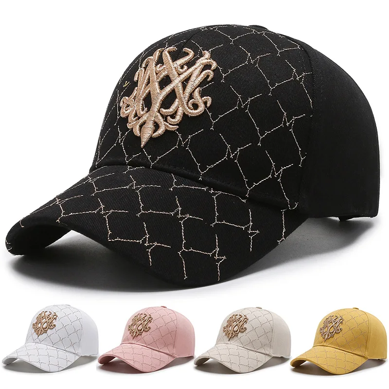 

Peaked cap trendy hard top three-dimensional net red fashion embroidery western style baseball temperament black hat
