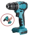 Электрическая Беспроводная бесщеточная Ударная дрель, перфоратор, отвертка, электроинструмент сделай сам, перезаряжаемая батарея Makita, 18 в, 90 нм