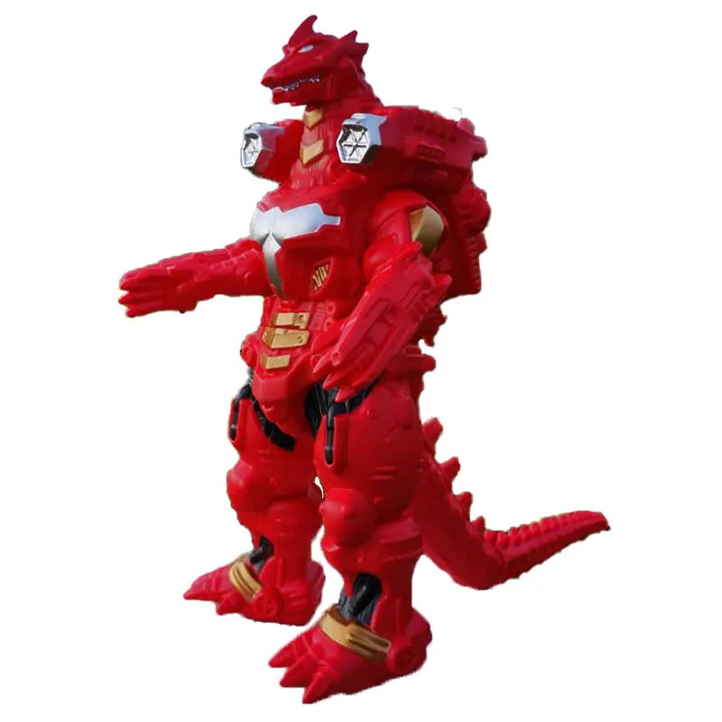 16 см Gojira Gaigan сжигающая меха король монстров Гидора 3 головы Дракон динозавры