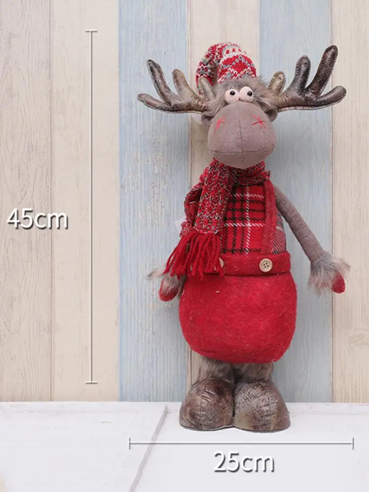 Рождественские куклы рождественские украшения для дома инновационный лось окно