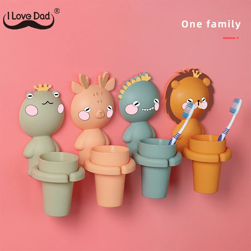 Милый мультяшный Набор чашек для зубов младенцев чашка полоскания рта с милой