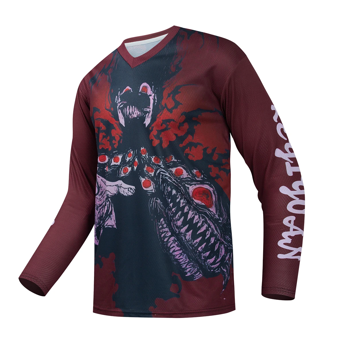 Новинка 2022 футболка KEYIYUAN для горного велосипеда Мужская с длинным рукавом