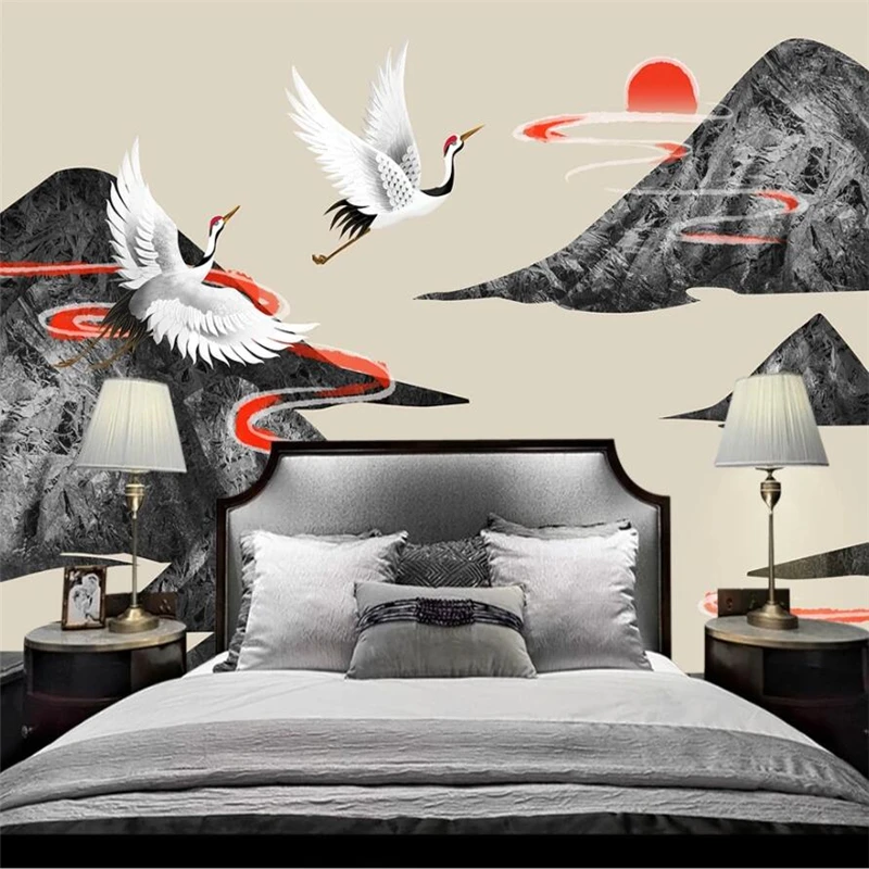 Wellyu индивидуальные Большие росписи живописи Китайский национальный прилив