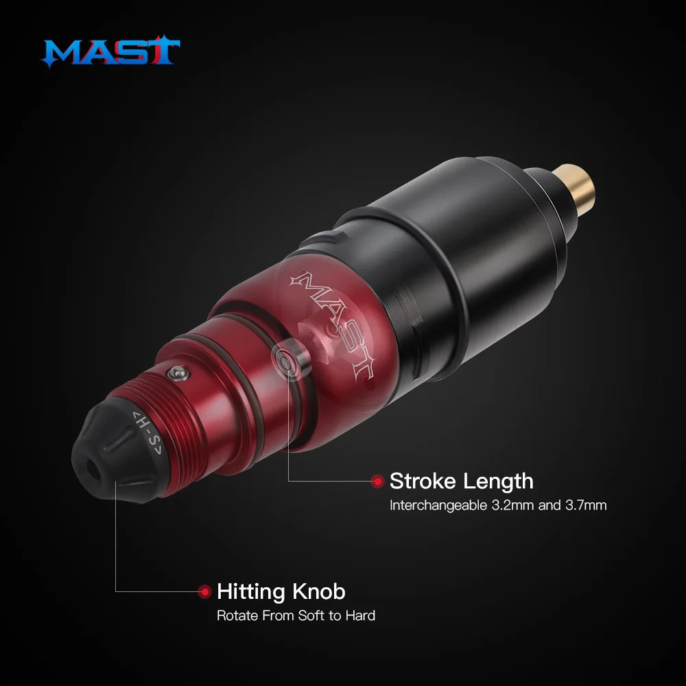 Профессиональная тату машинка Dragonhawk Mast вращающаяся для ручек перманентного