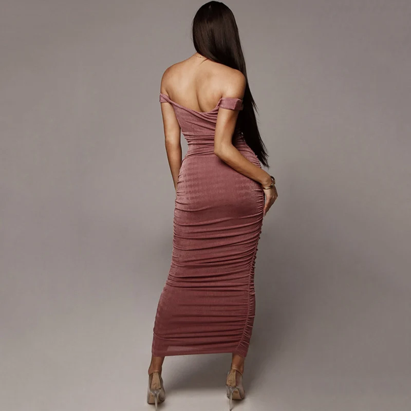 Женское летнее Открытое платье с цветочным рисунком модель открытыми плечами в