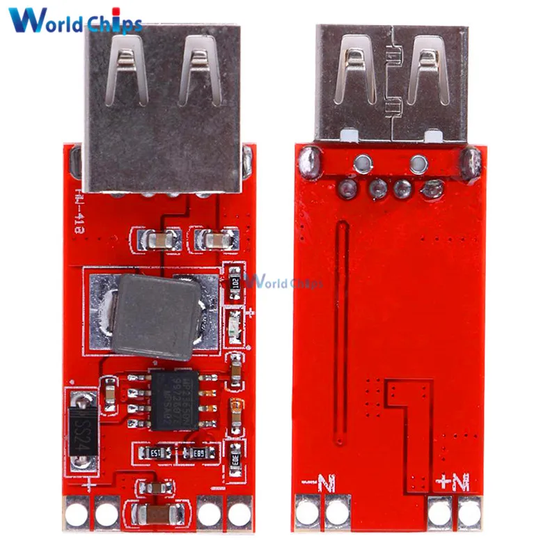 DC 12V / 24V to 5V USB регулируемый модуль питания | Электронные компоненты и