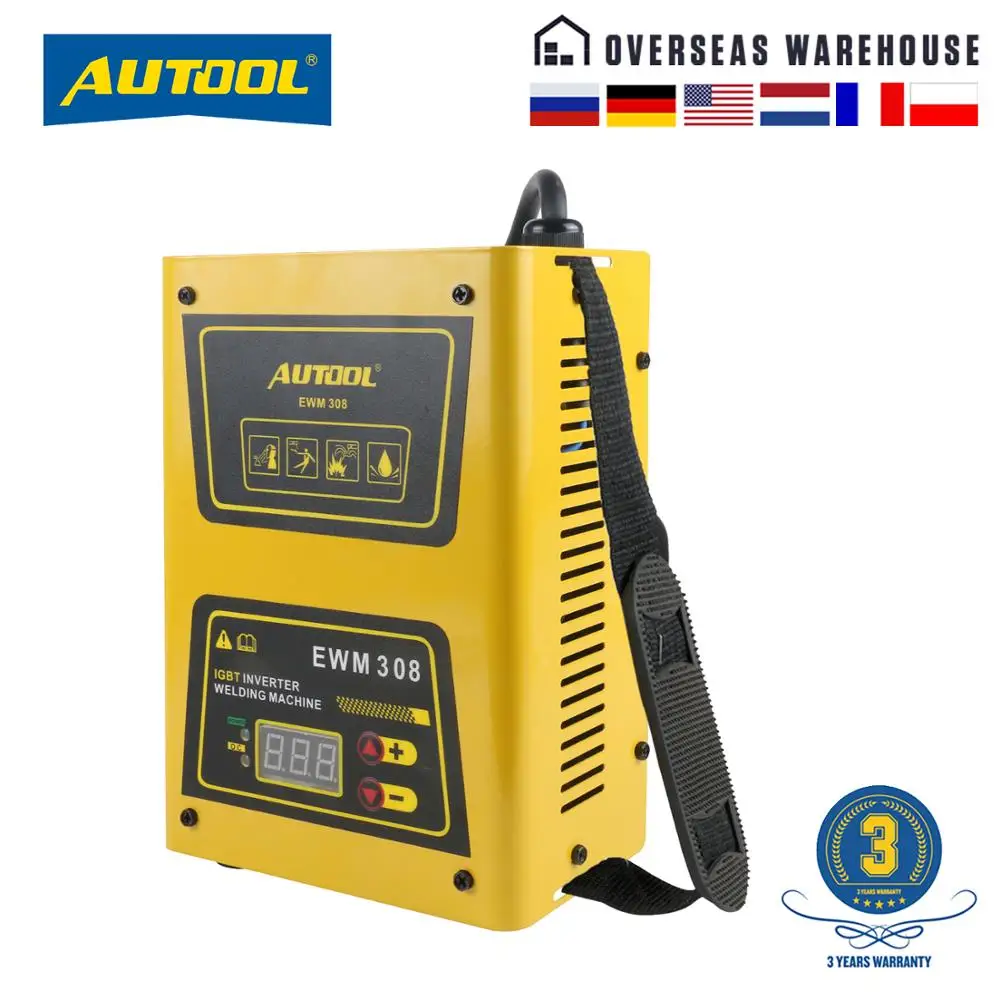Сварочный аппарат AUTOOL 308 ARC 220 В IGBT MMA сварочный А цифровой инвертор в переменного