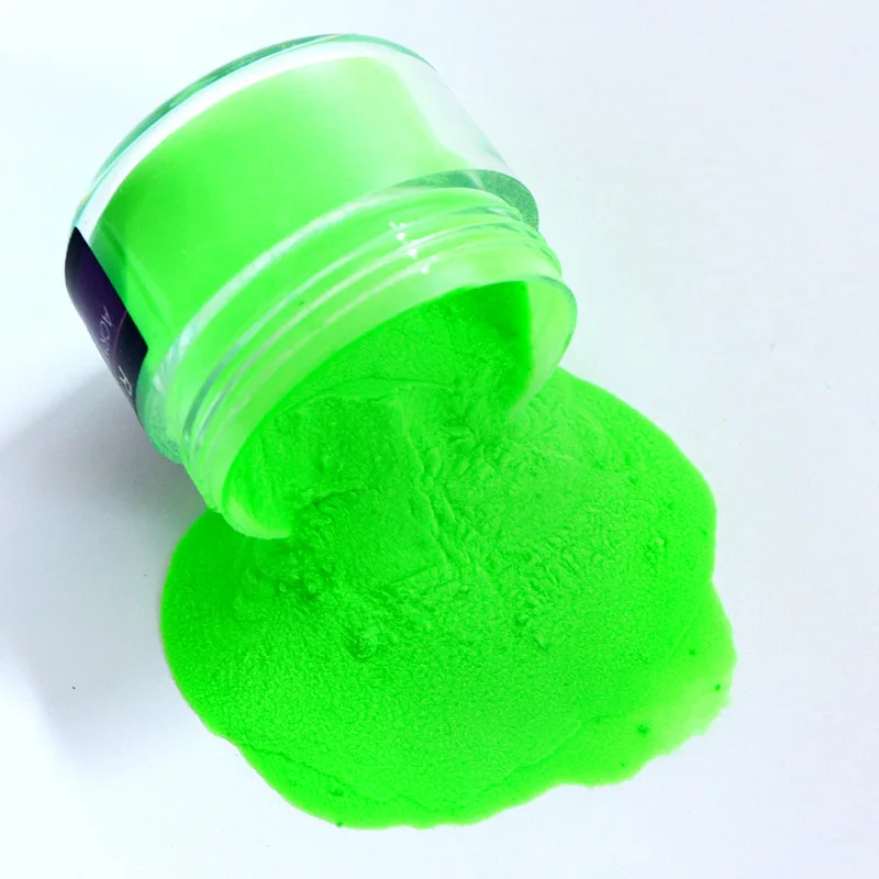 Акриловая пудра для резьбы по ногтям 15 г флуоресцентный цветной пигмент