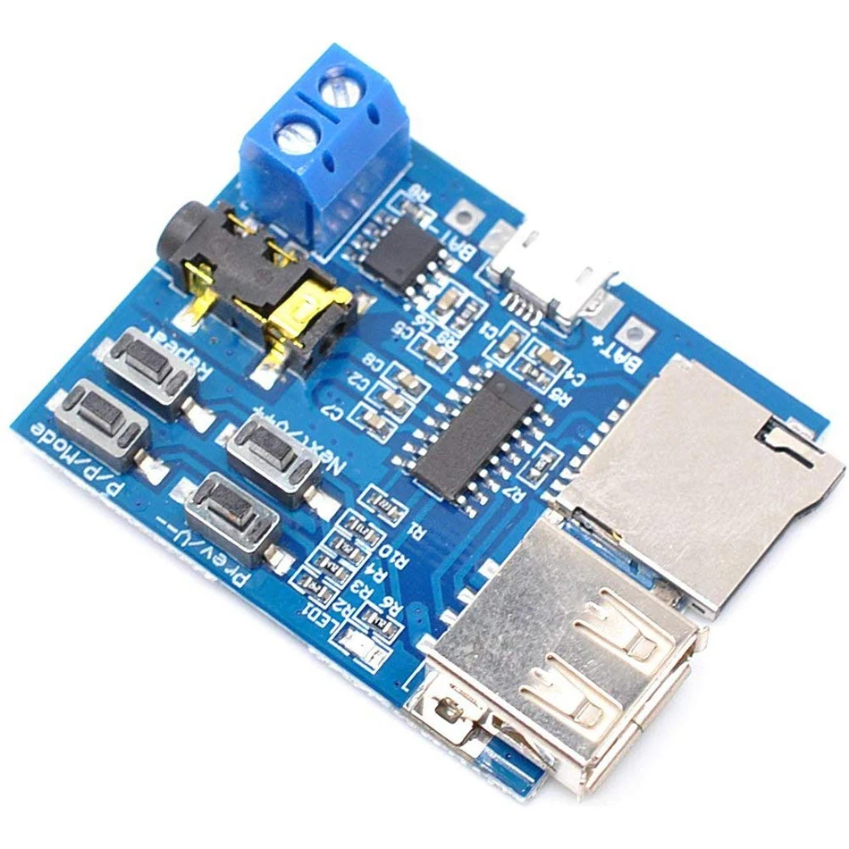 1 шт. декодер для TF-карты в формате MP3 | Электронные компоненты и принадлежности