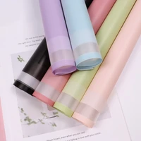 light elegant paper flower gift wrapping paper 5858cm high transparent waterproof bouquet paper packaging paper for business