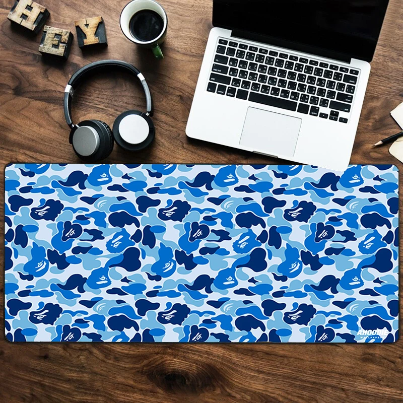 

BAPE mouse pad 80x30cm mats present Computer mouse mat gaming accessories mousepad keyboard games pc gamer