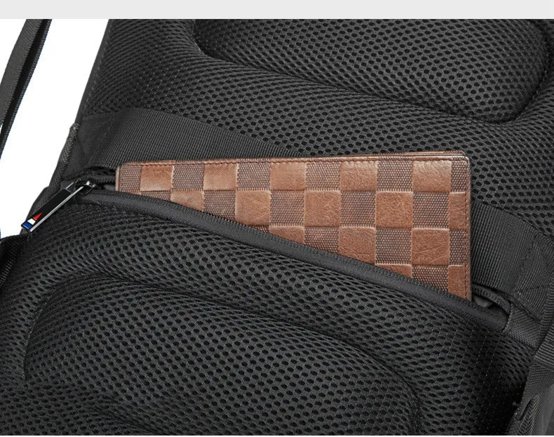 Fashion Man Backpack 15.6 Inch Laptop USB Charging Bluetooth Speaker Male Bags Recharging Multi-layer Space Travel Anti-thief