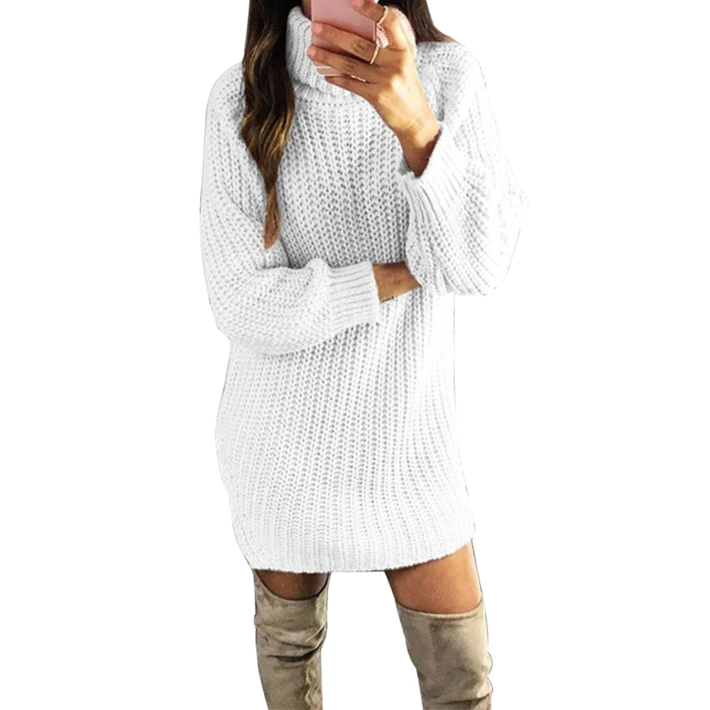 Autumn Sweater Women Pullover Turtleneck Solid Color Slim Fashion Knitted Winter Long Sweaters 2019 |