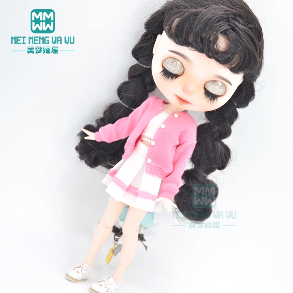 Blyth Кукла одежда свитер комплект футболка мини-юбка для Azone OB23 OB24 1/6 Аксессуары