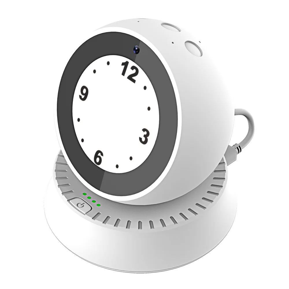 

Подставка для смарт-динамика с функцией зарядки, 5200 мАч, регулируемый держатель для мобильного телефона с поворотом на 360 градусов для Amazon ...