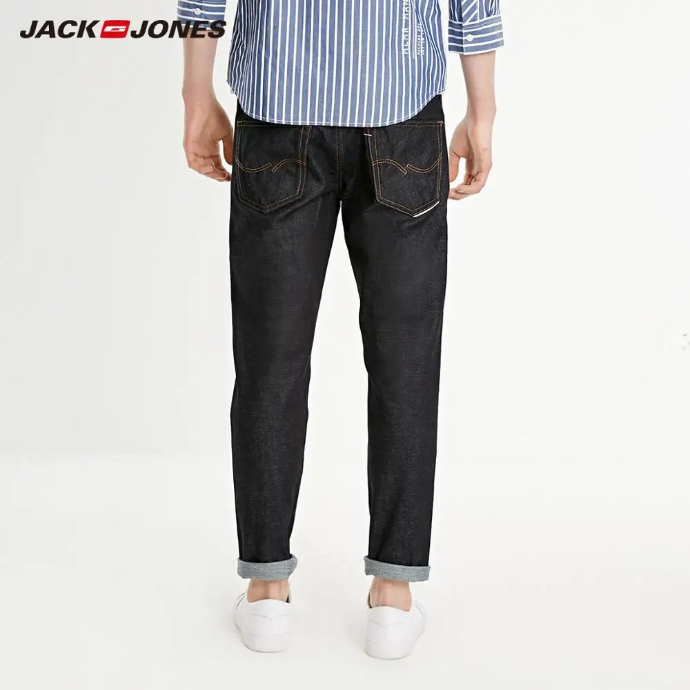 JackJones Мужские Повседневные Удобные Свободные прямые укороченные джинсы 219132579 |