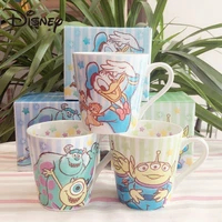 disney mugs cartoon sulley big eye series ceramic mugs home office creative coffee mugs heat resistant breakfast mugs