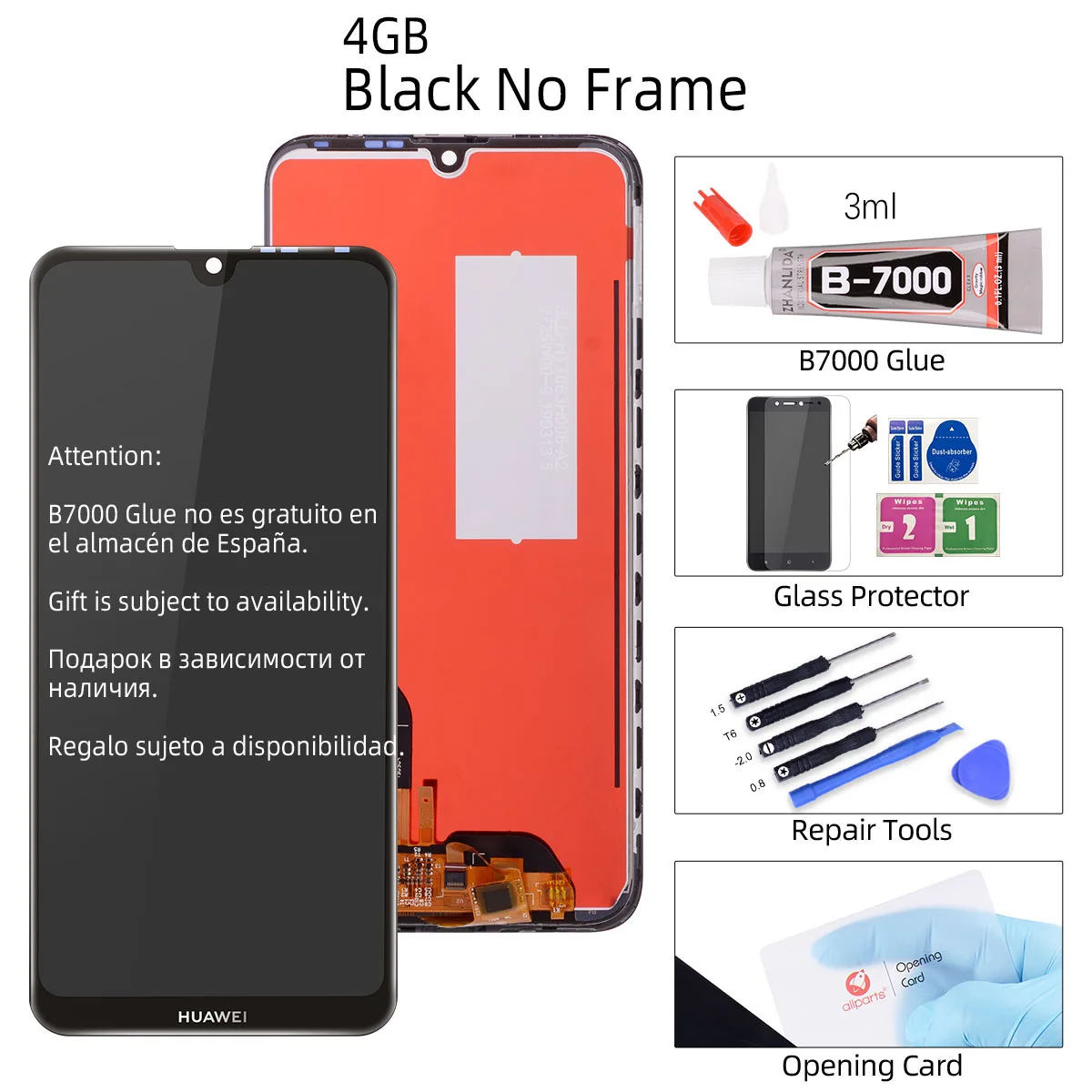 4G Black No Frame 6,26 '' дисплей для huawei Enjoy 9 lcd сенсорный экран с рамкой для huawei Enjoy 9 дисплей Y7 Pro ЖК замена - Цвет: 4G Black No Frame