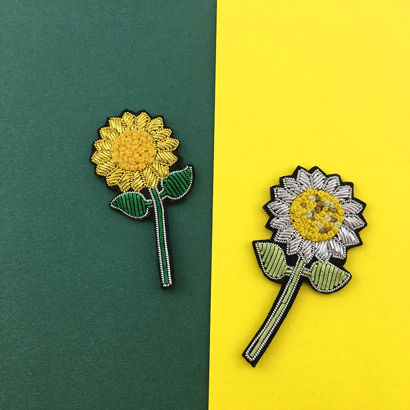 

Французский дизайн индийский шелк ручной работы вышивка брошь