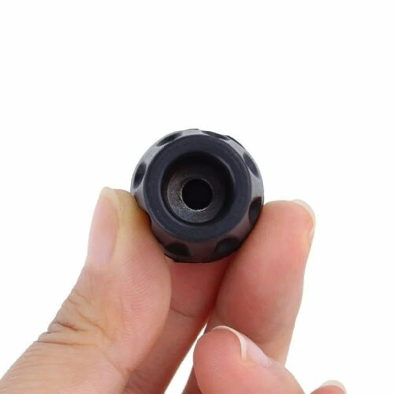 

End Poles Tips 12pcs Accessories 35mm 10mm hole Black Rubber Hammers Cover Cap