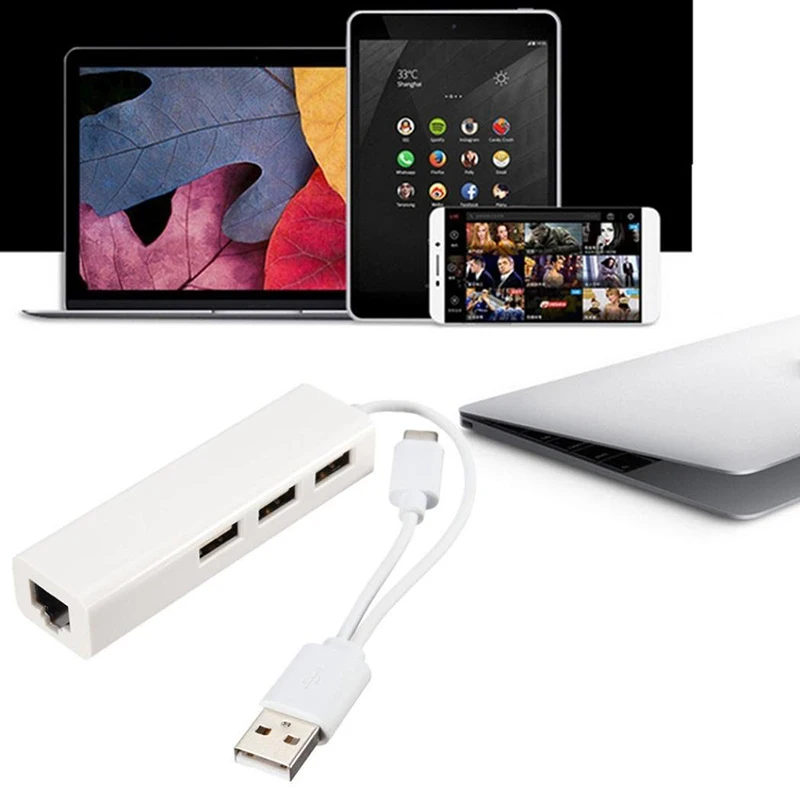 USB2.0 Hub адаптер Портативный подключи и работай для мыши клавиатуры камеры