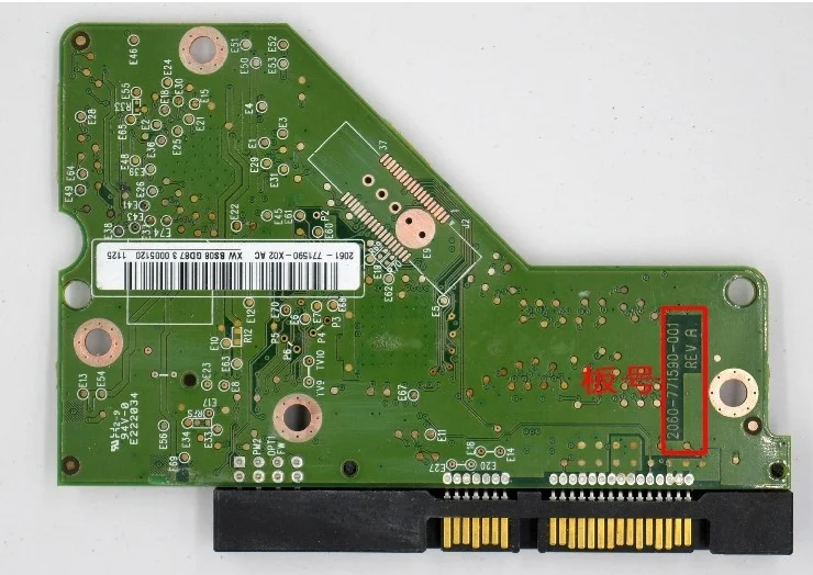 2060-771590-001 HDD печатная плата хорошего тестирования для жесткого диска WD3200AAJS