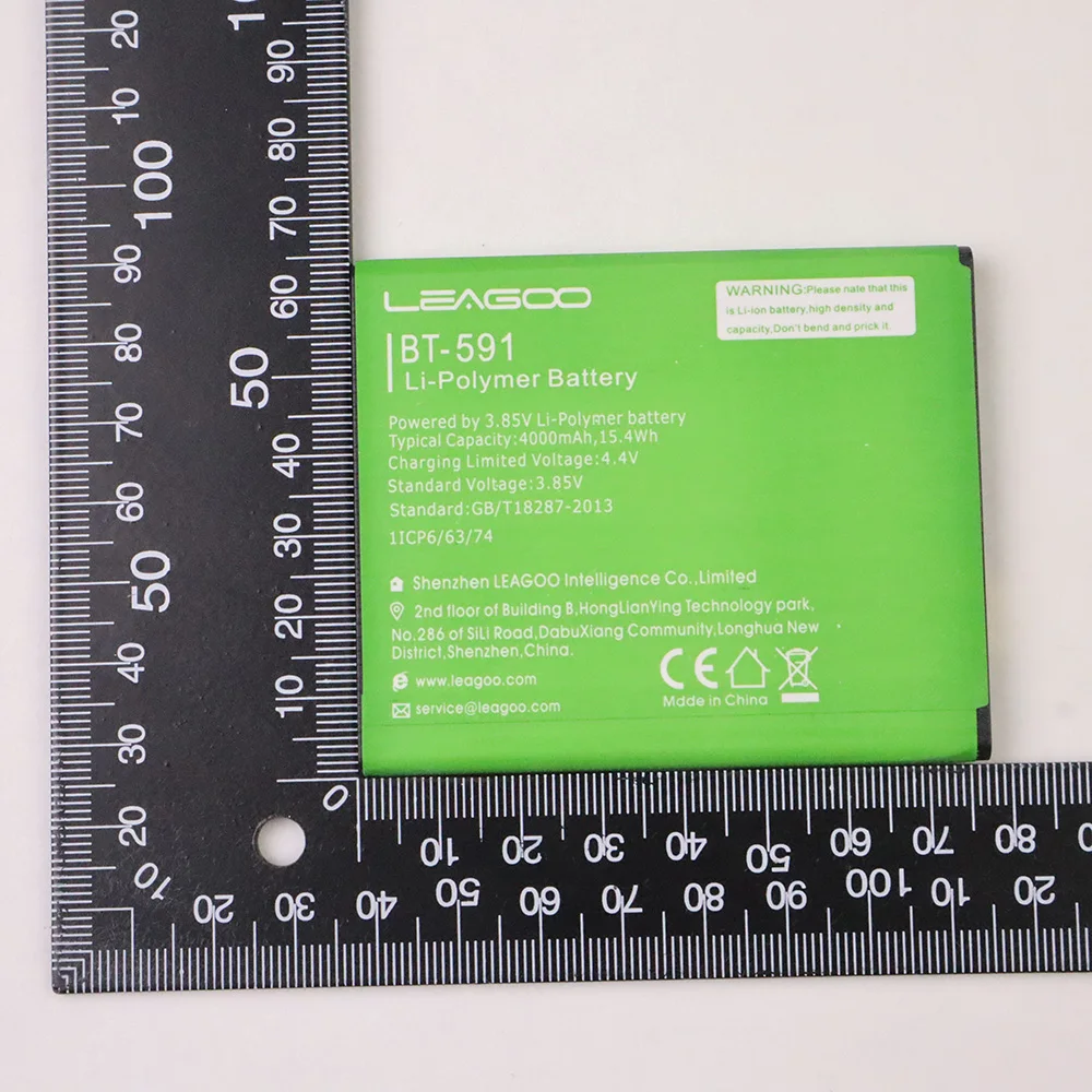 new high quality original battery 4000mah for leagoo kiicaa power bt 591 mobile smart phone parts batterie free global shipping