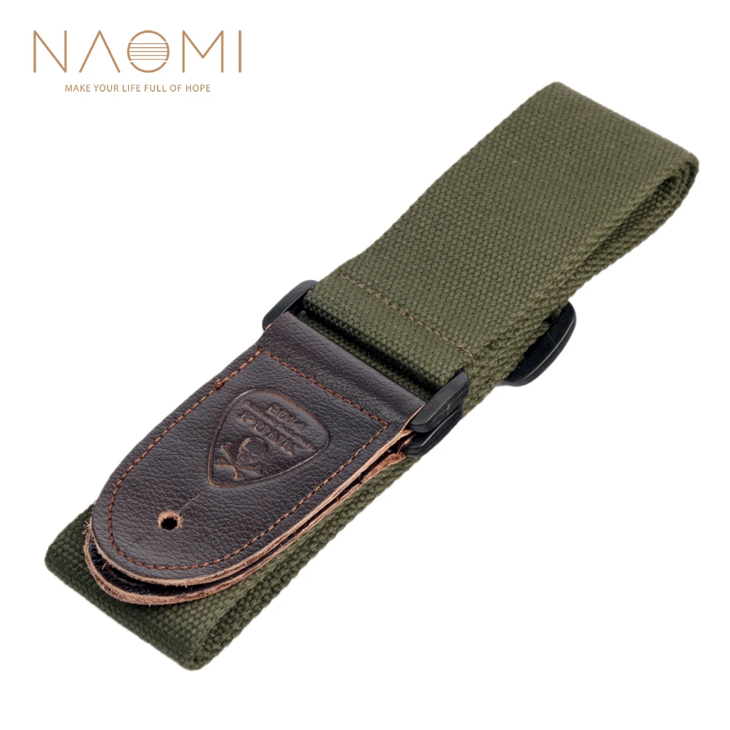Ремешок для гитары NAOMI из искусственной кожи аксессуары концевой регулируемый